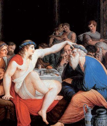 séminaire Banquets, peinture Le Banquet de Platon Giovanni Battista Gigola