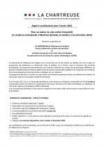 TÉLÉCHARGEZ L'APPEL À CANDIDATURE